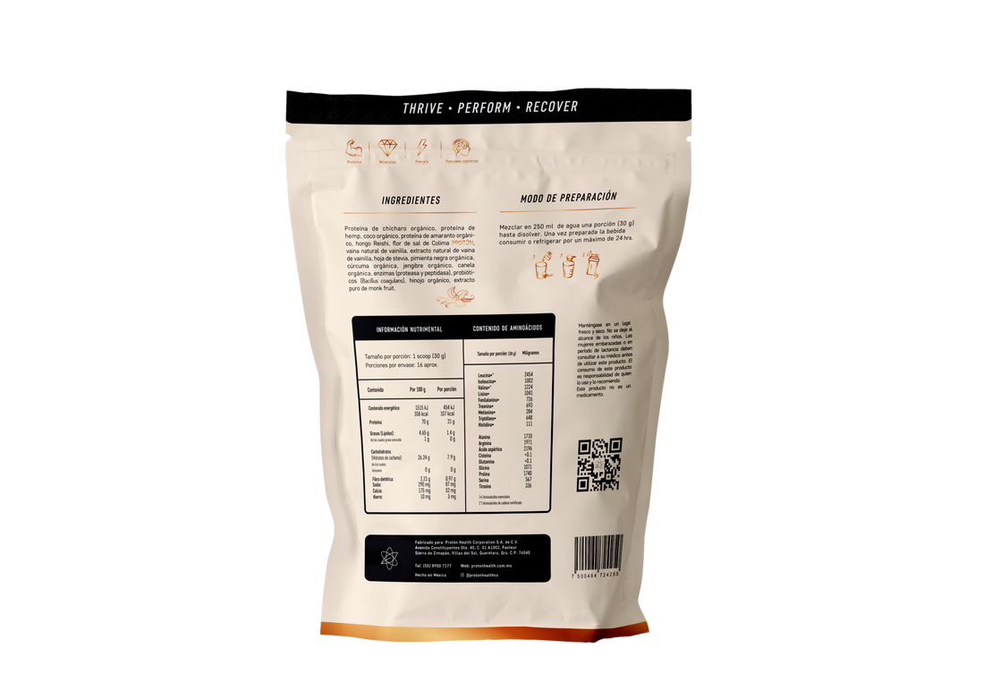 PROTÓN Proteína en polvo sabor vainilla